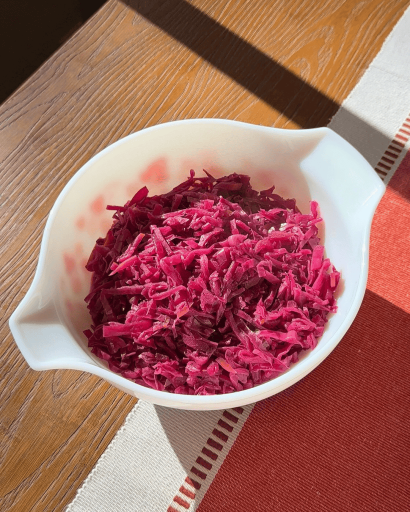 German Red Cabbage & Apples (Rotkohl/Rotkraut)